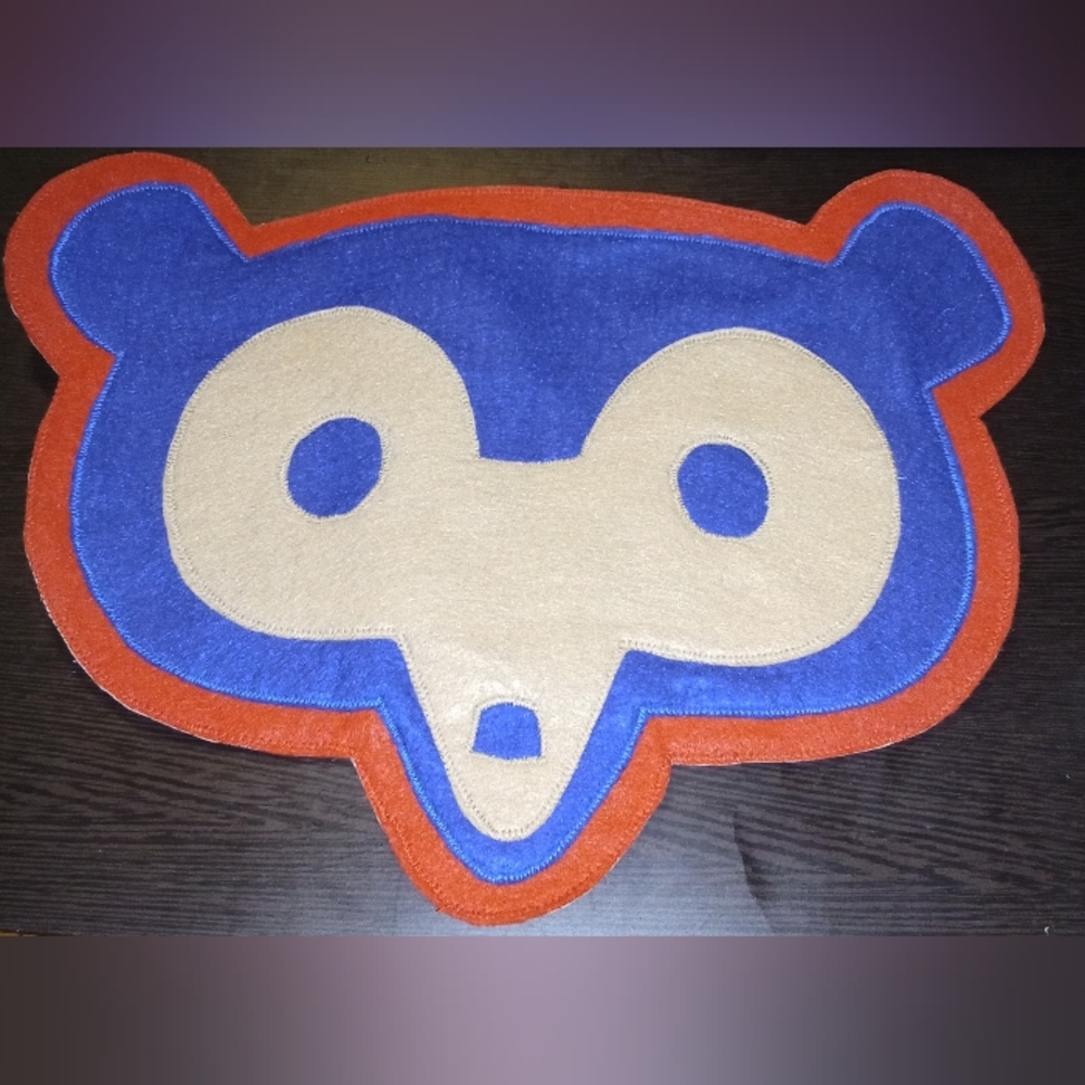 New Chicago Cubs MLB 60's Retro Varsity Style Cubbie Bear Patch Emblem Logo!